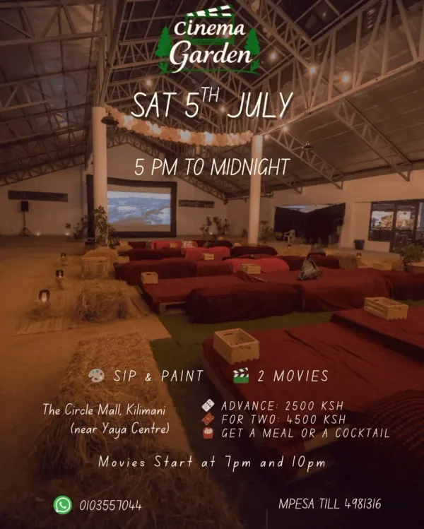 Cinema Garden - Movie Night: International Kissing Day