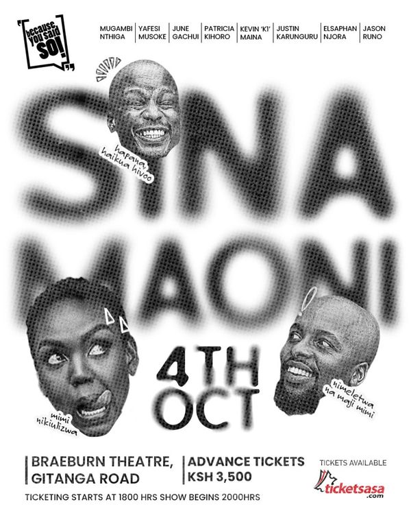 Sina Maoni by Because You Said So!