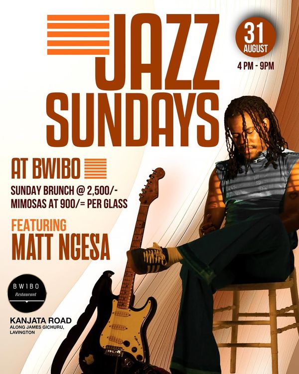 Jazz Sundays at Bwibo featuring Matt Ngesa