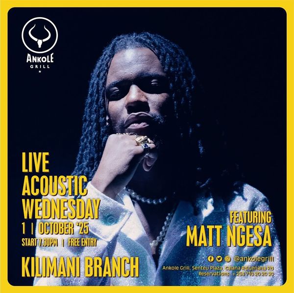 Live Acoustic Wednesday featuring Matt Ngesa