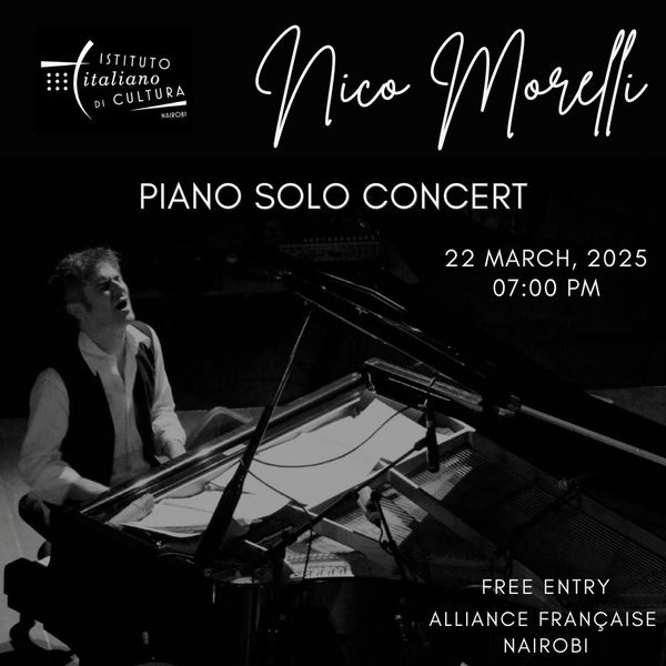 Nico Morelli Piano Solo Concert