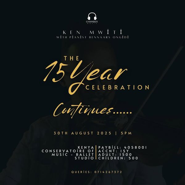 Ken Mwiti with Pianist Bennaars Ongidi: The 15 Year Celebration Continues (2nd Concert)