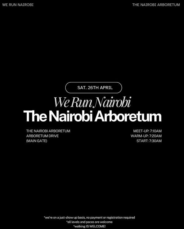 We Run Nairobi Arboretum Run