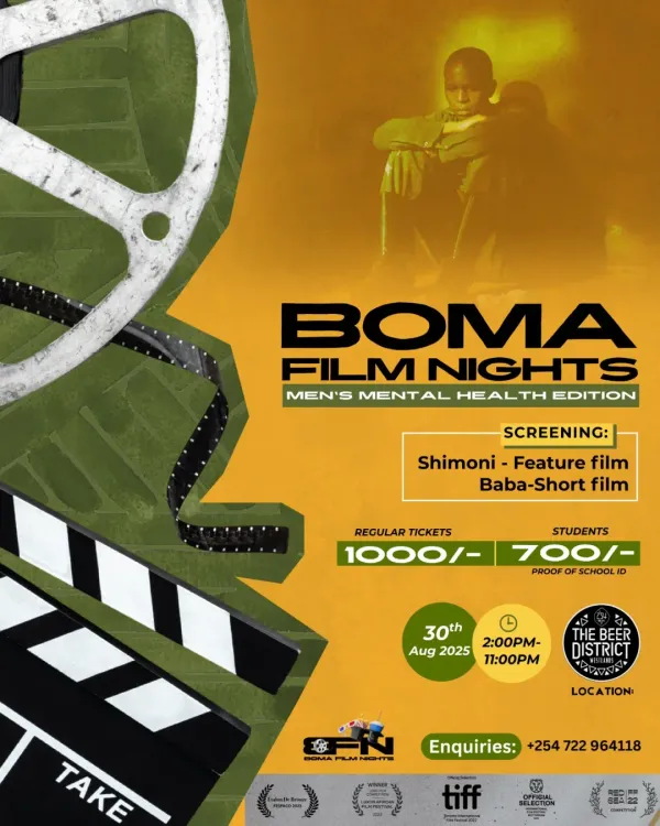 Boma Film Nights: Men's Mental Health Edition