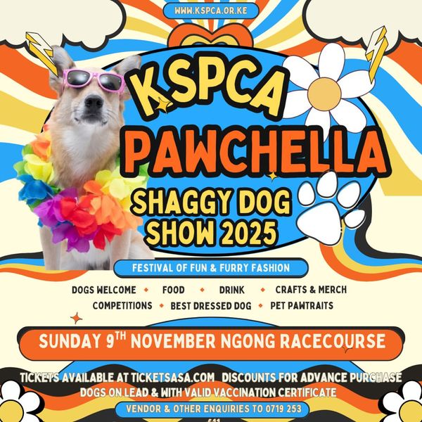 KSPCA Pawchella: Shaggy Dog Show & Festival of Fun & Furry Fashion