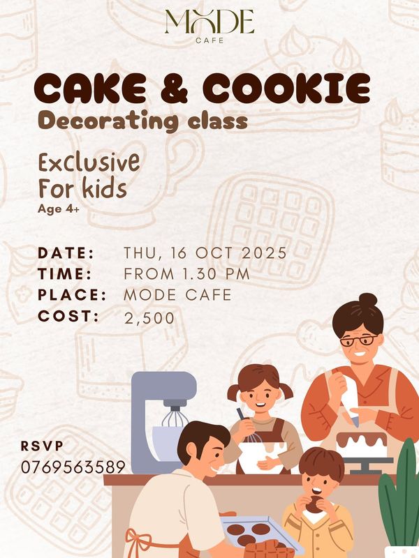 Cake & Cookie Decorating class